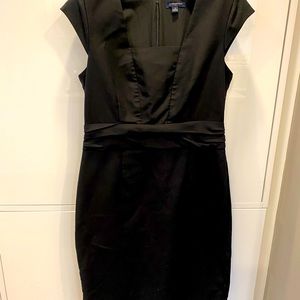 Black cotton “pencil dress” size 12 from Tristan